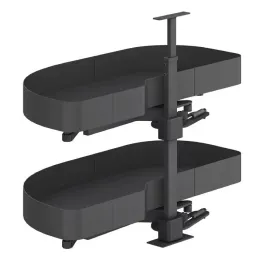 Kotna izvlečna polica THANOS XXL z blaženjem / Antracit
