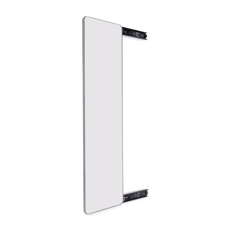 Izvlečno in vrtljivo ogledalo za omaro QUARTZ / Aluminij