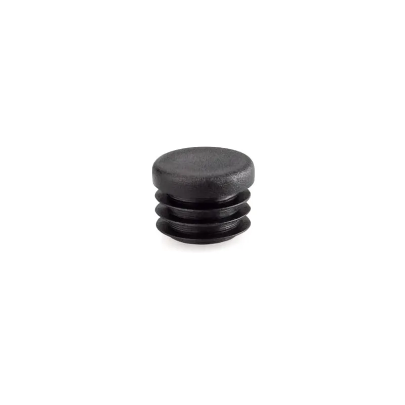 Pokrovček odprtine 20 mm – 10 kosov / črn