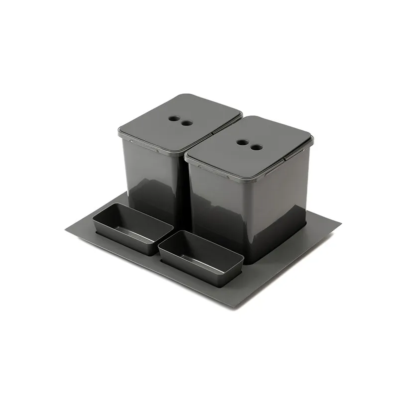 Odpadni koš za predal SEPAROX 600 mm 2 × 16 l / antracit