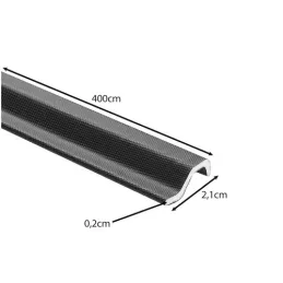 Samolepilno tesnilo za okna in vrata 4000 mm / Črna