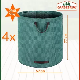 XXL vrtna vreča za odpadke / 280 L