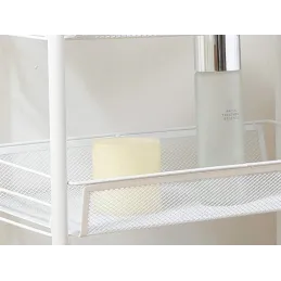 Elegantni voziček za shranjevanje na kolesih ELEGAN / mat bela
