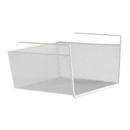 Kovinska košara pod polico PRACTICAL / Mat bela