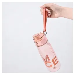 Športna steklenica za vodo GYM 800 ml / Rožnata