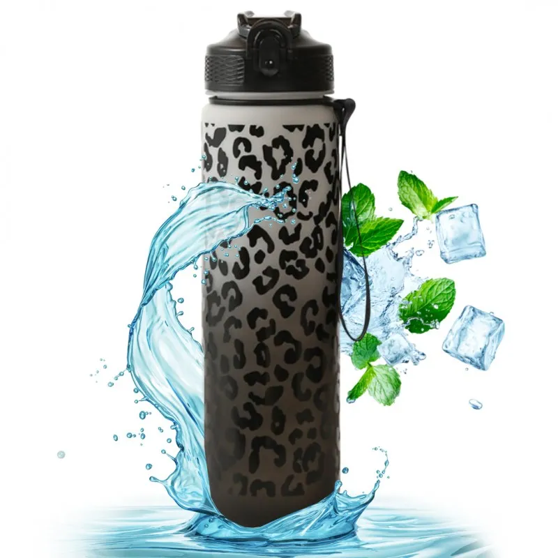 Športna steklenica za vodo PANTHER 1 l / črna
