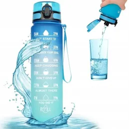 Športna steklenica za vodo DRINK-FIT 1000 ml / Modra