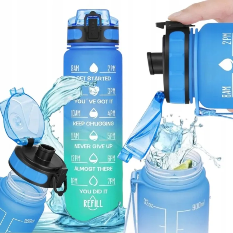 Športna steklenica za vodo DRINK-FIT 1000 ml / Modra