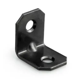 Povezovalni kotnik 20 x 20 mm – 10 kosov / Črni cink