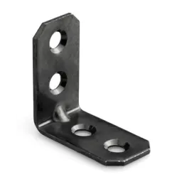 Povezovalni kotnik 30 x 30 mm – 10 kosov / črni cink