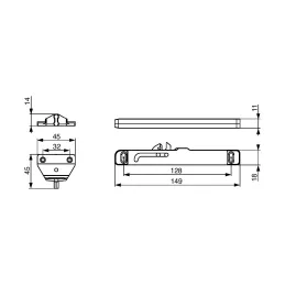 Dušilni material za metalboxe RIEX / Siva