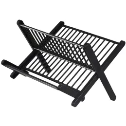 Zložljiv odcejalnik za posodo X-tray / Mat črna