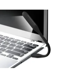 Silikonska upogljiva svetilka USB za prenosnik PAD / Črna
