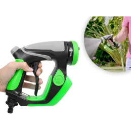 Visokotlačna pištola za pranje avtomobila z rezervoarjem za detergent / Zelena