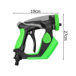 Visokotlačna pištola za pranje avtomobila z rezervoarjem za detergent / Zelena