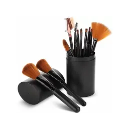 12-delni set čopičev MAKE-UP / Črna