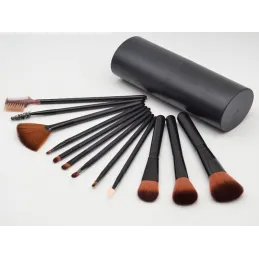 12-delni set čopičev MAKE-UP / Črna