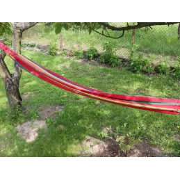 Viseča mreža NOMAD 2000 x 800 mm / Rdeča