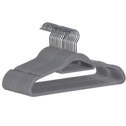 Komplet 20 obešalnikov za oblačila / Siva