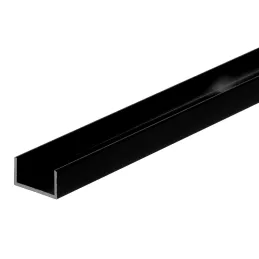 Končni profil MAXX »C-18 mm« / mat črna