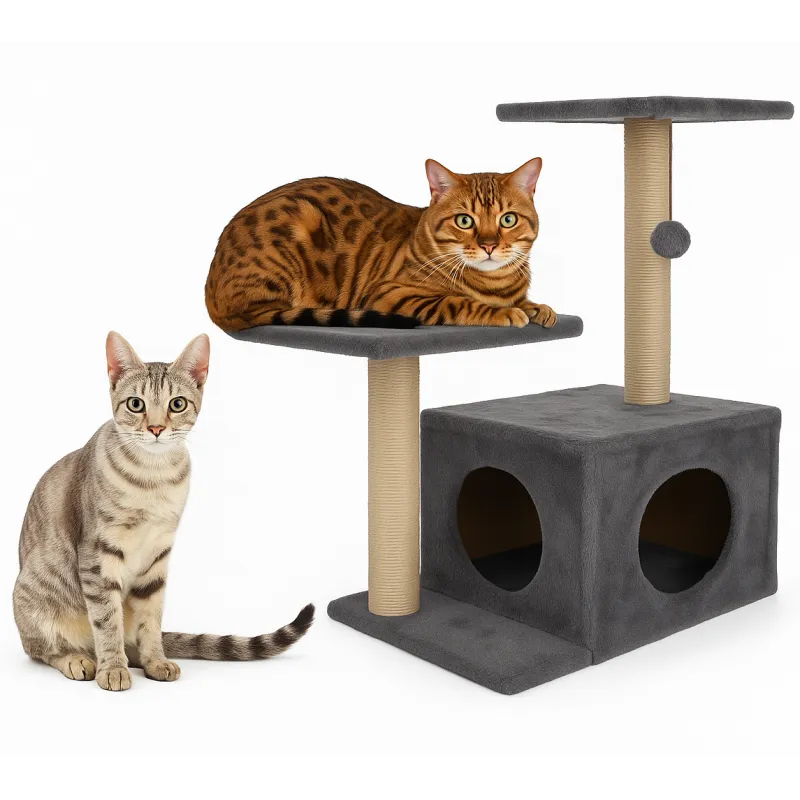 Mačje drevo CAT TREE 710 mm / Siva