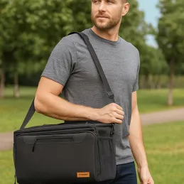 Termo torba za hrano XXL 30 l / Črna