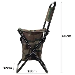 Zložljiv stol z vrečo za ribe in kampiranje FISHING MINI
