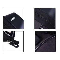 Torba za okvir kolesa z etuijem za telefon SOUL / Črna