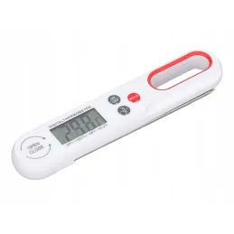 Zložljiv LCD-termometer za živila THERMO LED / Bela