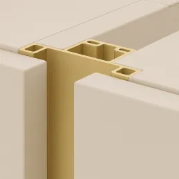 Vertikalni profilni ročaj za vratca OLYMP, sredinski / mat zlata