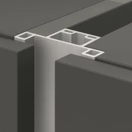 Vertikalni ročajni profil za vratca OLYMP sredinski / Aluminij