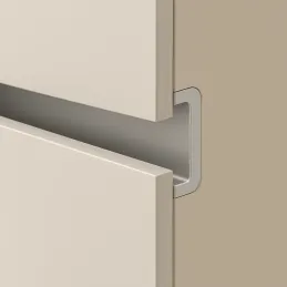 Komplet končnikov iz zlitine za profile OLYMP - C / Aluminij
