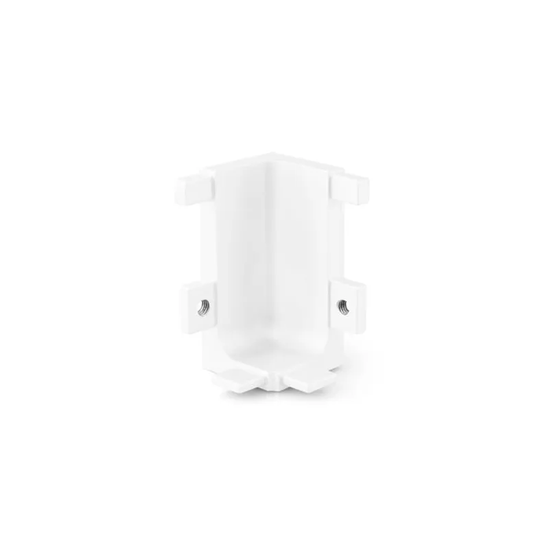 Litinasti notranji kotnik za profile OLYMP - L / mat bela