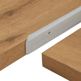 Kotna spojna letev za delovni pult 38 mm / Aluminij