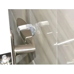Plastični blažilnik za kljuko / Transparentno