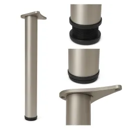 Namizna noga CLASSIC 60 mm / Satenasti nikelj