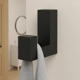Obešalnik TELGADO S / Mat črna