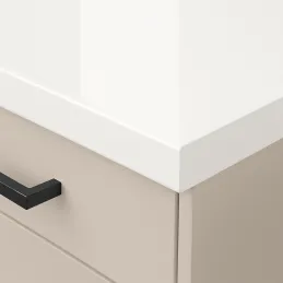 Delovna plošča PFLEIDERER kristalno bela SIJAJ / U11026 HS