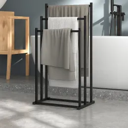 Obešalnik za brisače MIRA / Mat črna