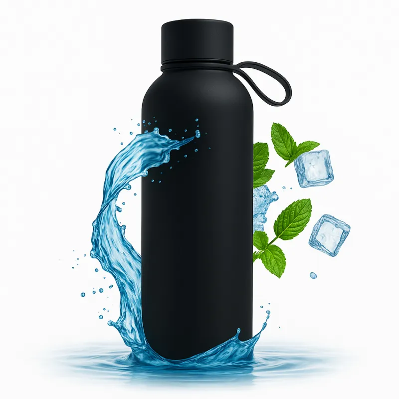 Termovka iz nerjavečega jekla TERMO SOFT 500ml / Črna