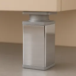 Pohištvena noga LEX / Sijajni krom – siva