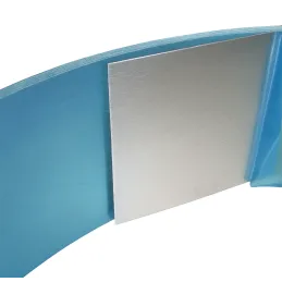 Samolepilna tekalna pločevina / Brušen aluminij