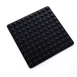 PVC samolepilni blažilnik 9 mm – 100 kosov / črna