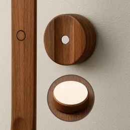 Magnetični obuvni žličnik MAGNETA WOOD / ameriški oreh