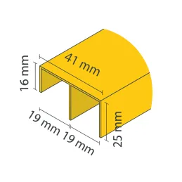 Spodnje vodilo AOF-050