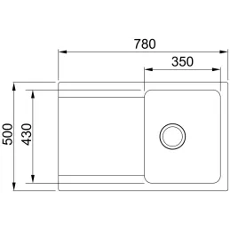 Tektoritno pomivalno korito Franke OID 611-62
