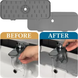 Silikonski odcejalnik pod pipo FAUCET / Siva