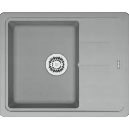 Komplet G55 Franke keramično pomivalno korito BFG 611-62 + armatura FC 9547 / pršna glava / siv kamen