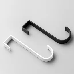 Obešalnik za vrata in radiator MARKER / Mat črna