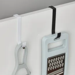 Obešalnik za vrata in radiator MARKER / Bela matirana